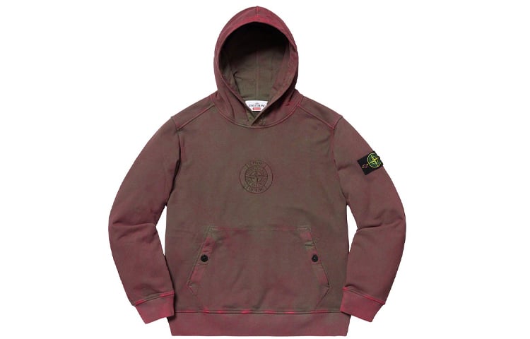 

Свитшот унисекс из коллекции ко-брендов Stone Island X Supreme