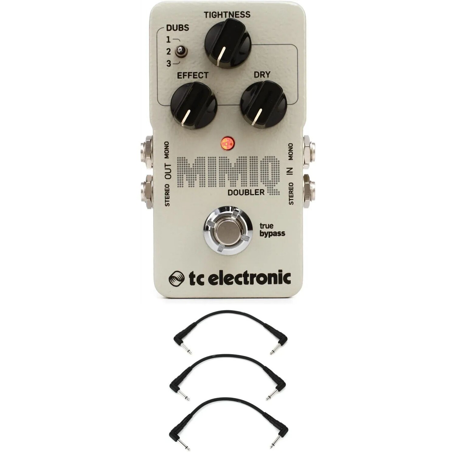 

TC Electronic Mimiq Doubler педаль с 3 патч-кабелями
