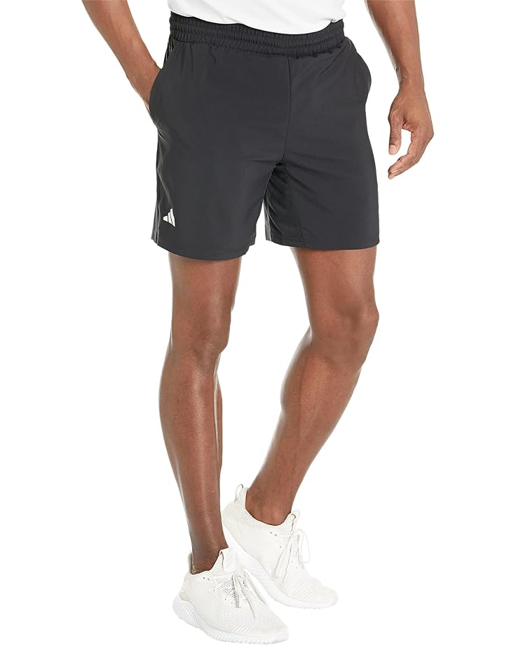 Шорты adidas Club 3-Stripes Tennis 7 Shorts, черный шорты adidas mens club 3 stripes tennis short black черный