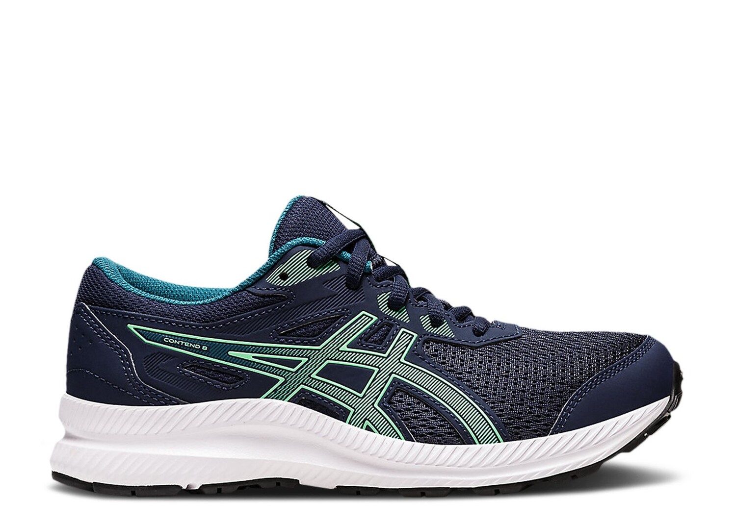 

Кроссовки ASICS Contend 8 Gs 'Midnight New Leaf', синий