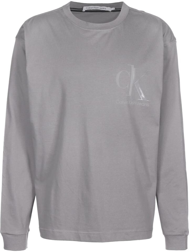 Лонгслив Calvin Klein, цвет fossil grey