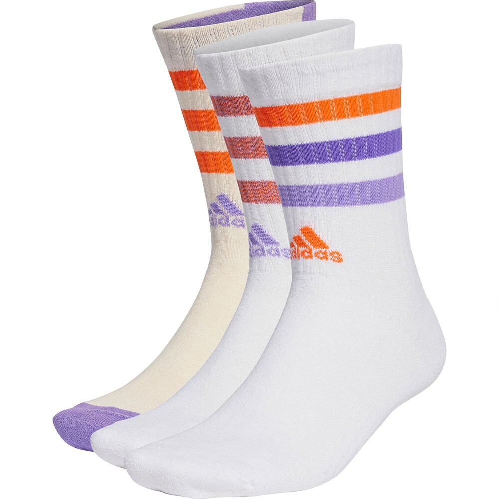 

Носки adidas 3S Crw Bold 3P 3 шт, разноцветный