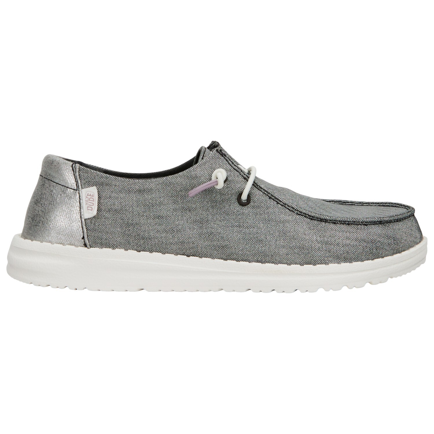 

Кроссовки Heydude Women's Wendy Metallic Sparkle, цвет Charcoal
