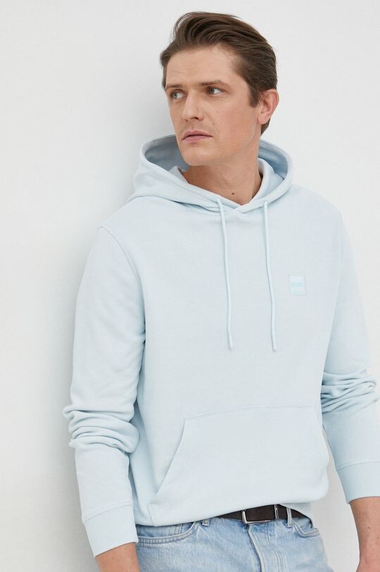 

BOSS BOSS CASUAL толстовка из хлопка Boss Orange, синий