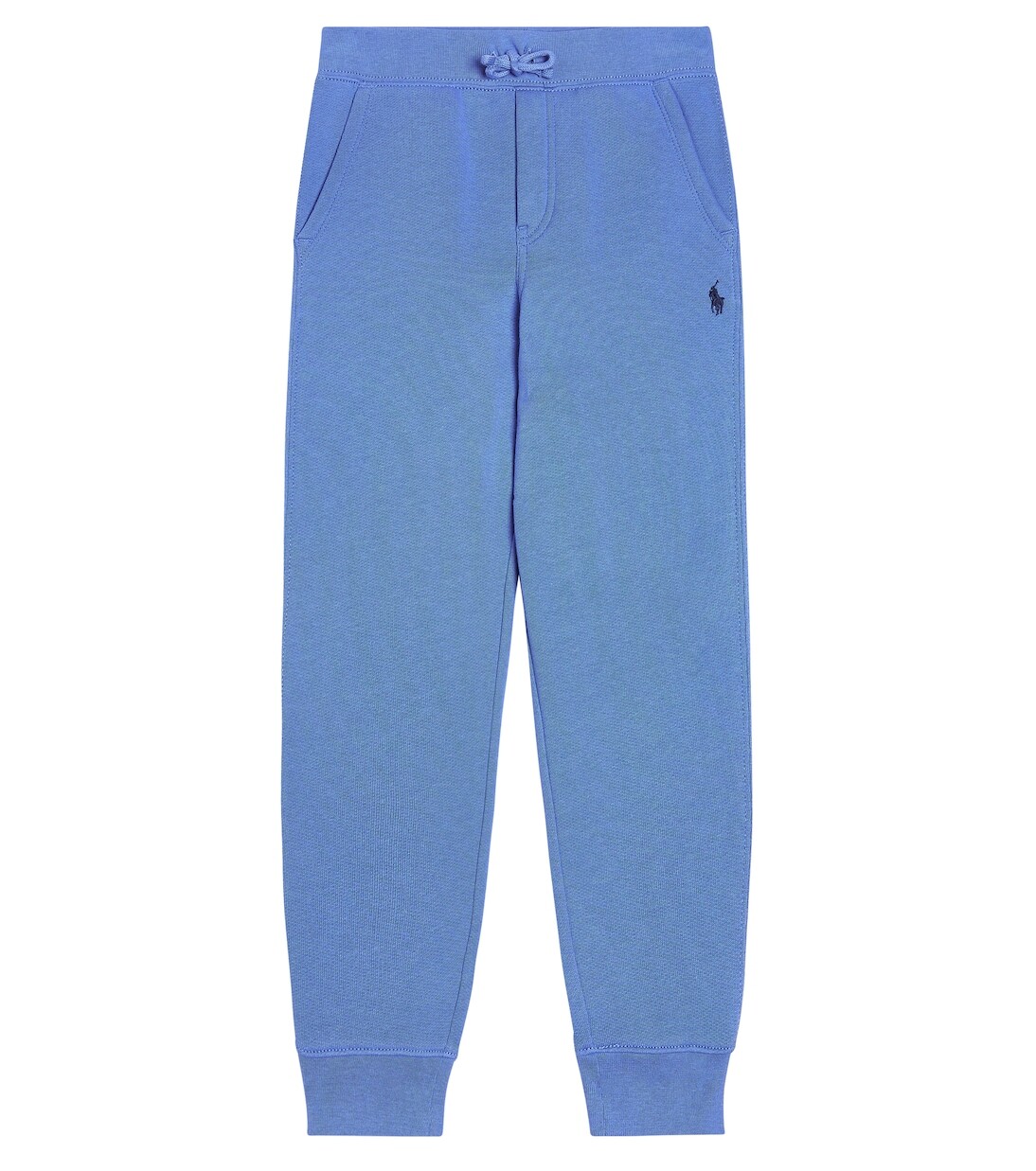 

Спортивные брюки из смесового хлопка Polo Ralph Lauren Kids, синий