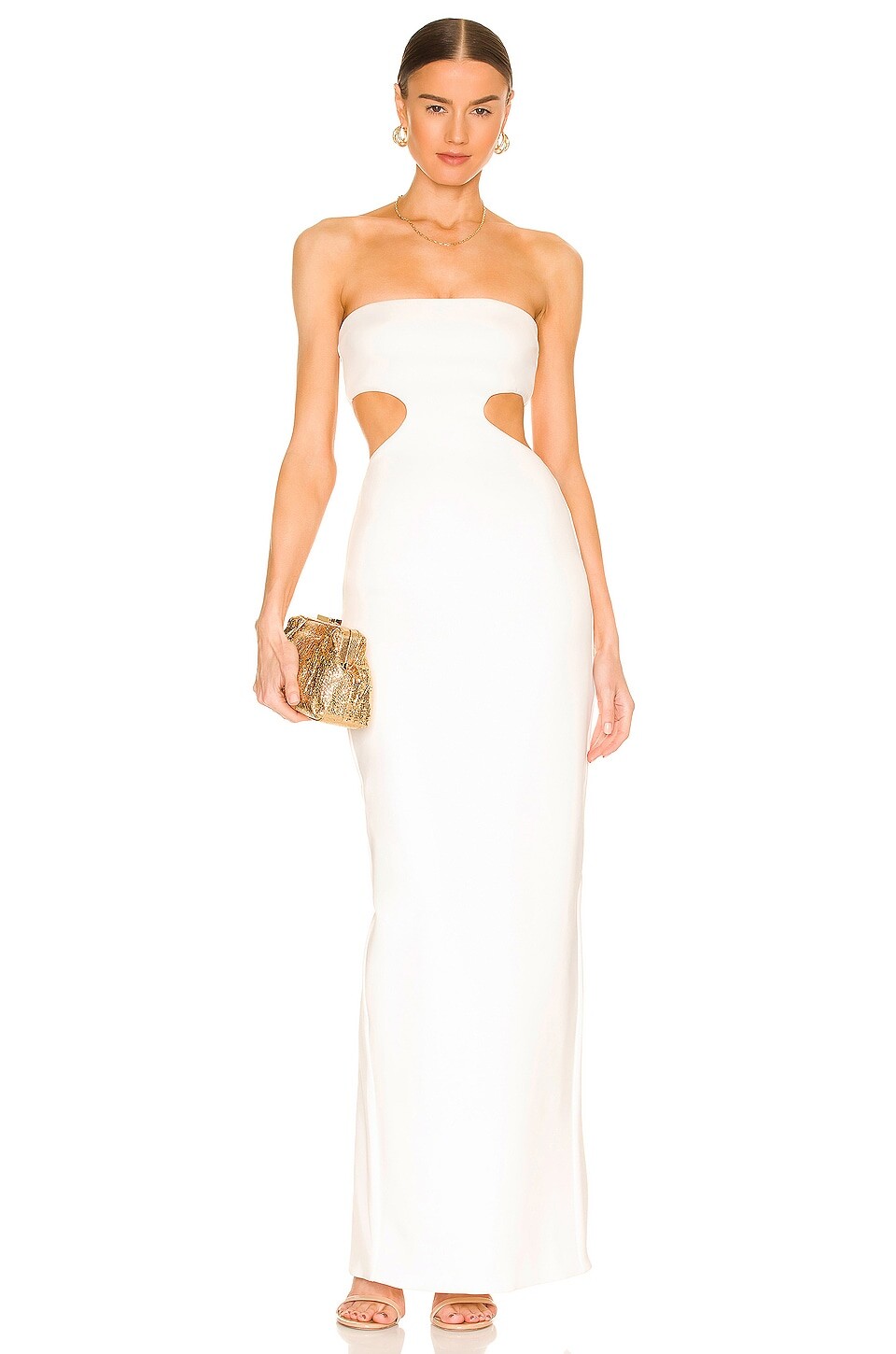 

Платье Natalie Rolt Carmen Gown, белый