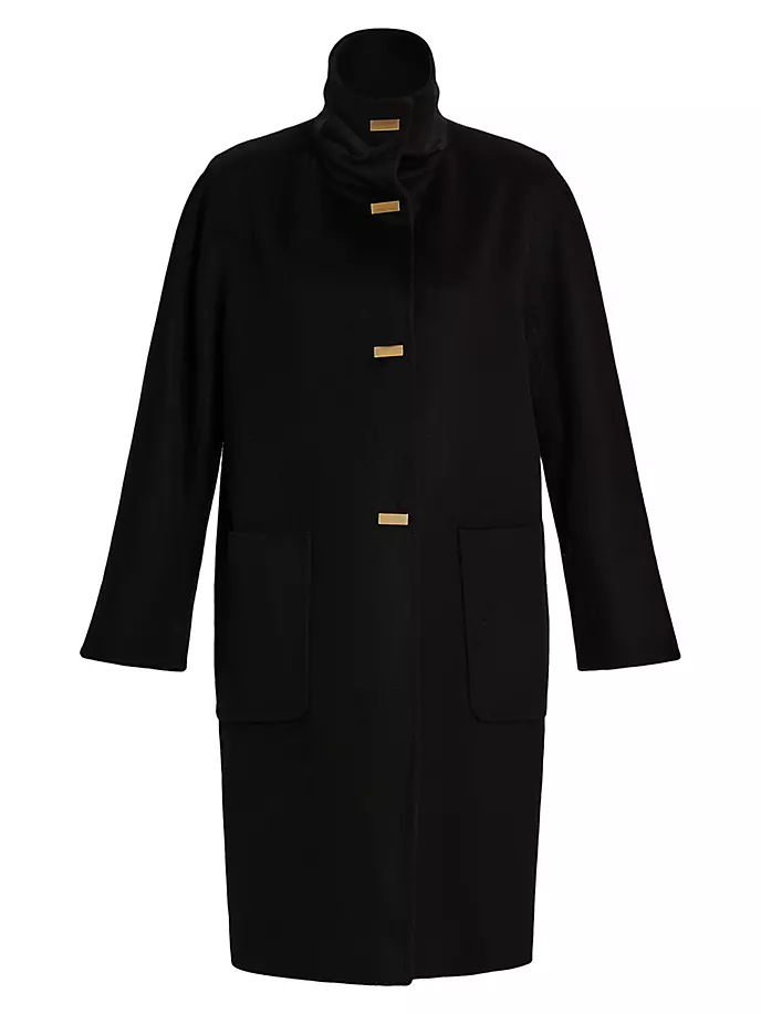 Шерстяное пальто Trionfo Marina Rinaldi, Plus Size, черный