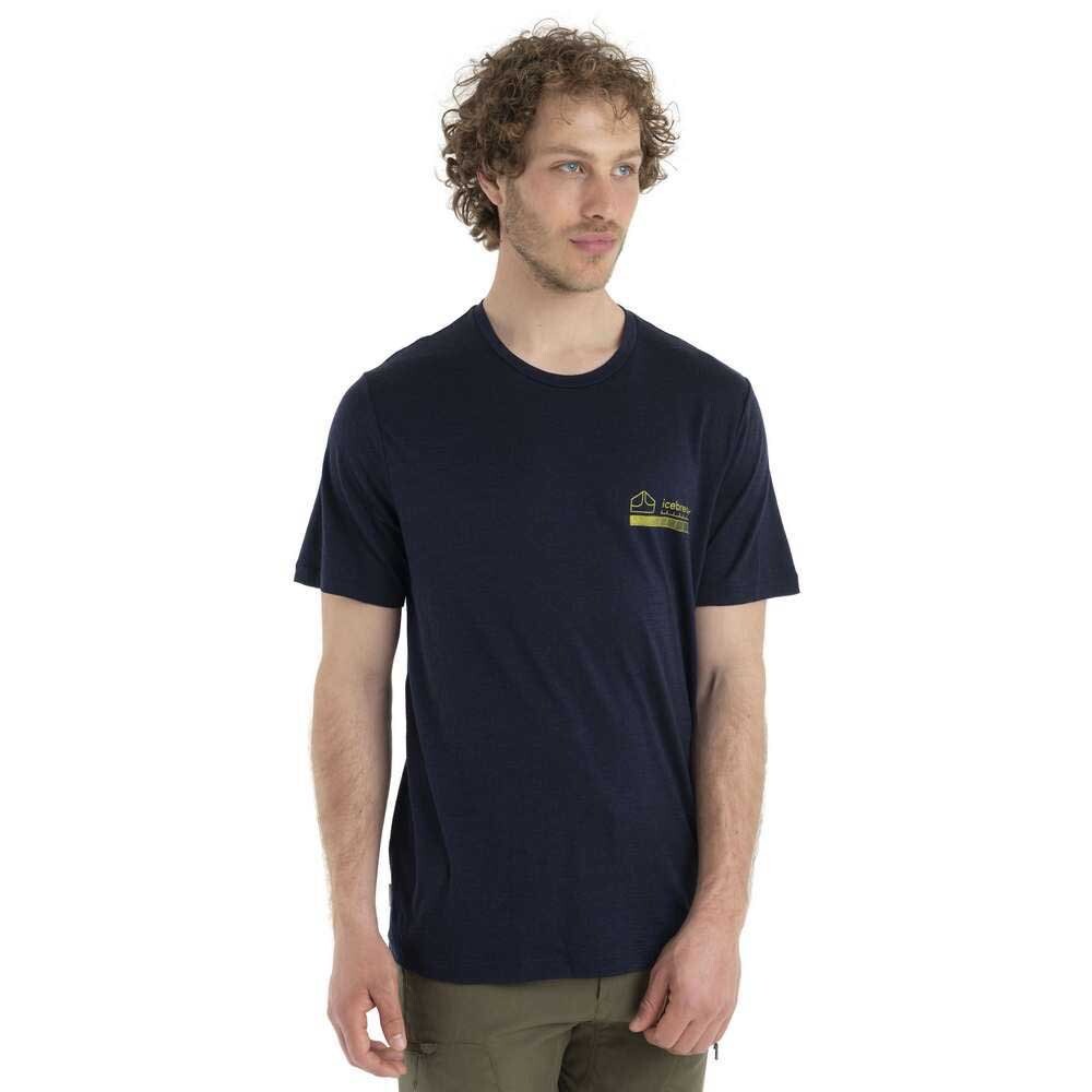 

Футболка Icebreaker 150 Tech Lite II Mountain Merino, синий
