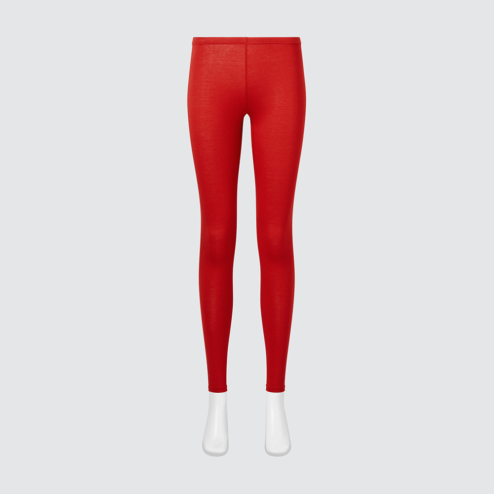 

Женские леггинсы Uniqlo HEATTECH утепленные, кораллово-красный