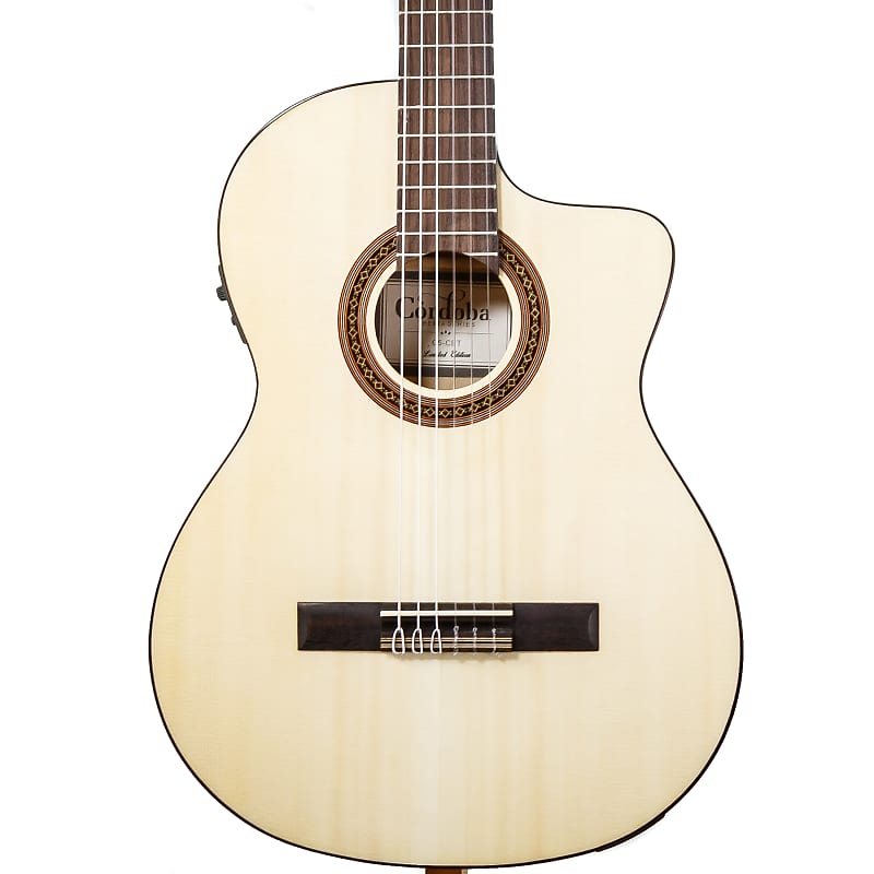 цена Акустическая гитара Cordoba C5-CET LTD Thinbody Classical Guitar