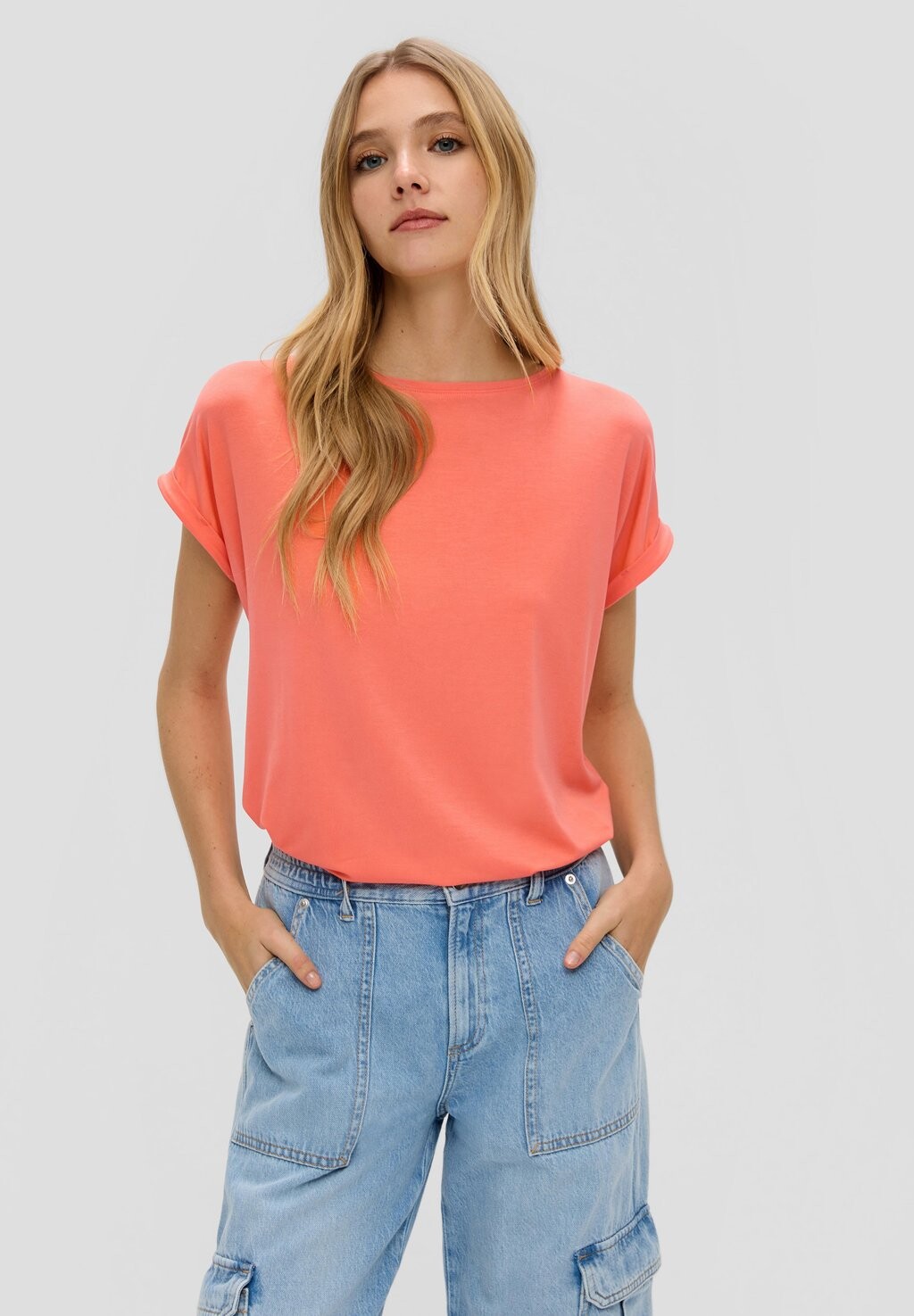 

Футболка базовая IM BOXY FIT QS, цвет orange