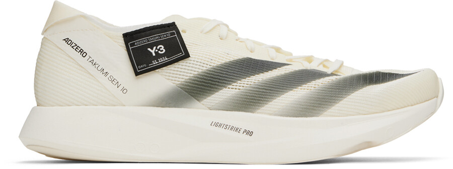 

Кремового цвета кроссовки Adizero Takumi Sen 10 Y-3
