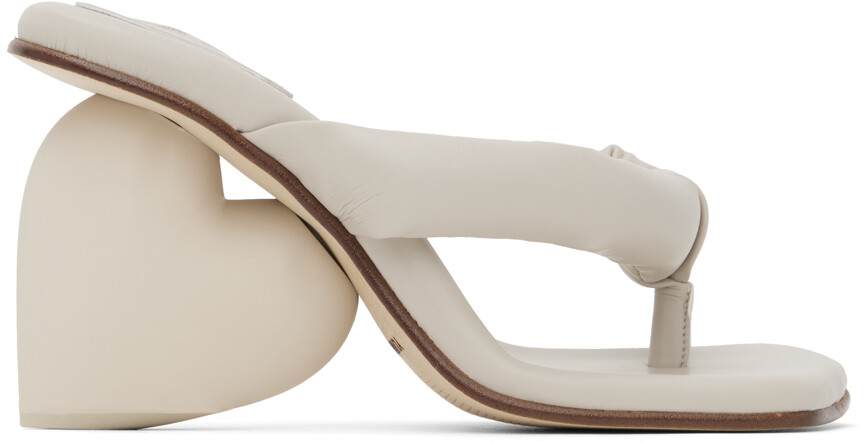 

Эксклюзивные мюли Taupe Love от SSENSE YUME YUME