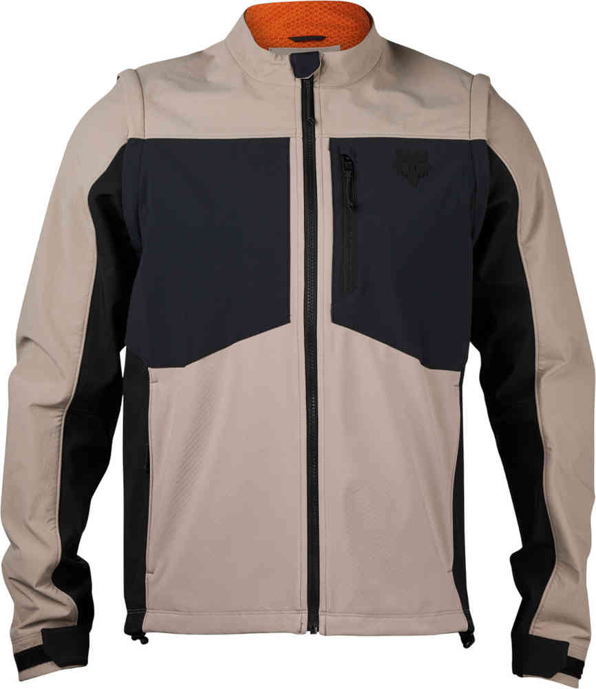 цена Куртка Ranger Softshell для мотокросса FOX, песочный/черный