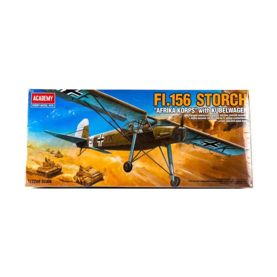 

FI.156 Шторх, WWII Aircraft (1:72) (Academy Hobby)