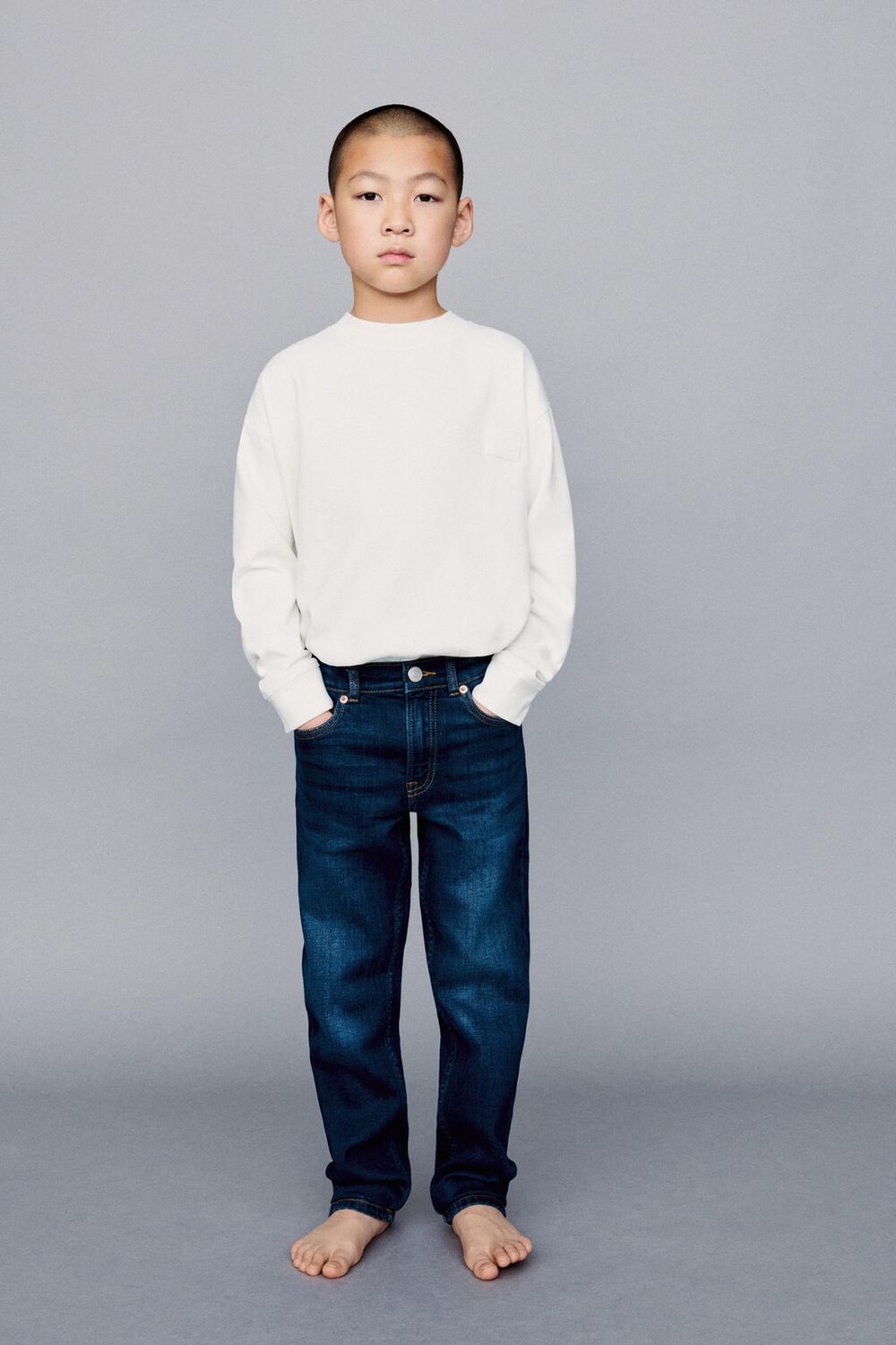 

Джинсы стандартного кроя ZARA, синий