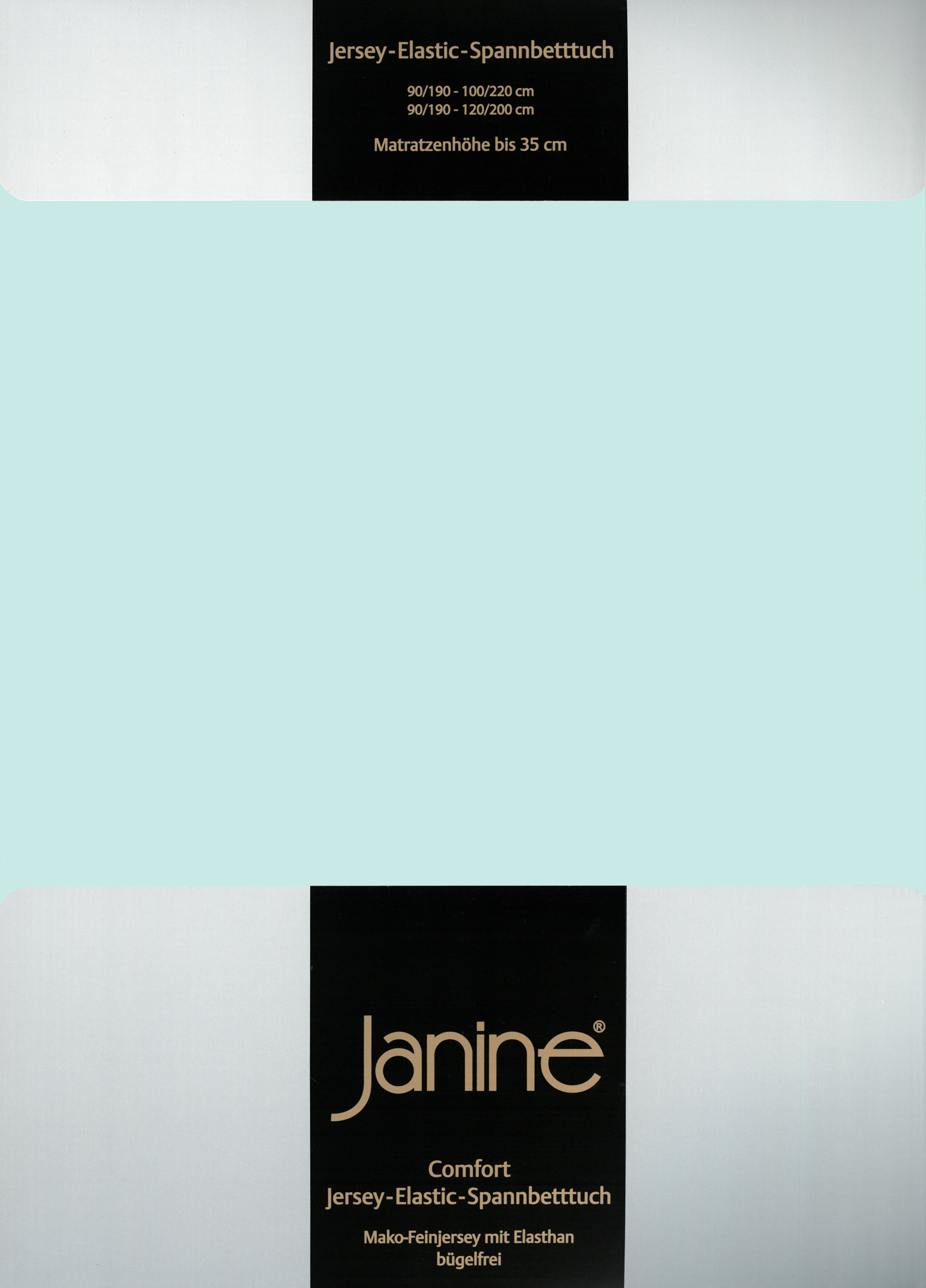 Простыня Janine Elastic Jersey, цвет morgennebel