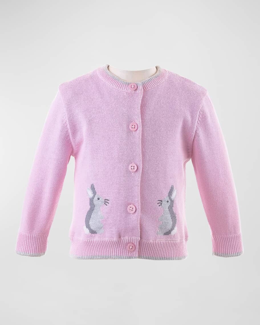 

Кардиган Girl's Bunny Intarsia, размер Newborn-12M Rachel Riley