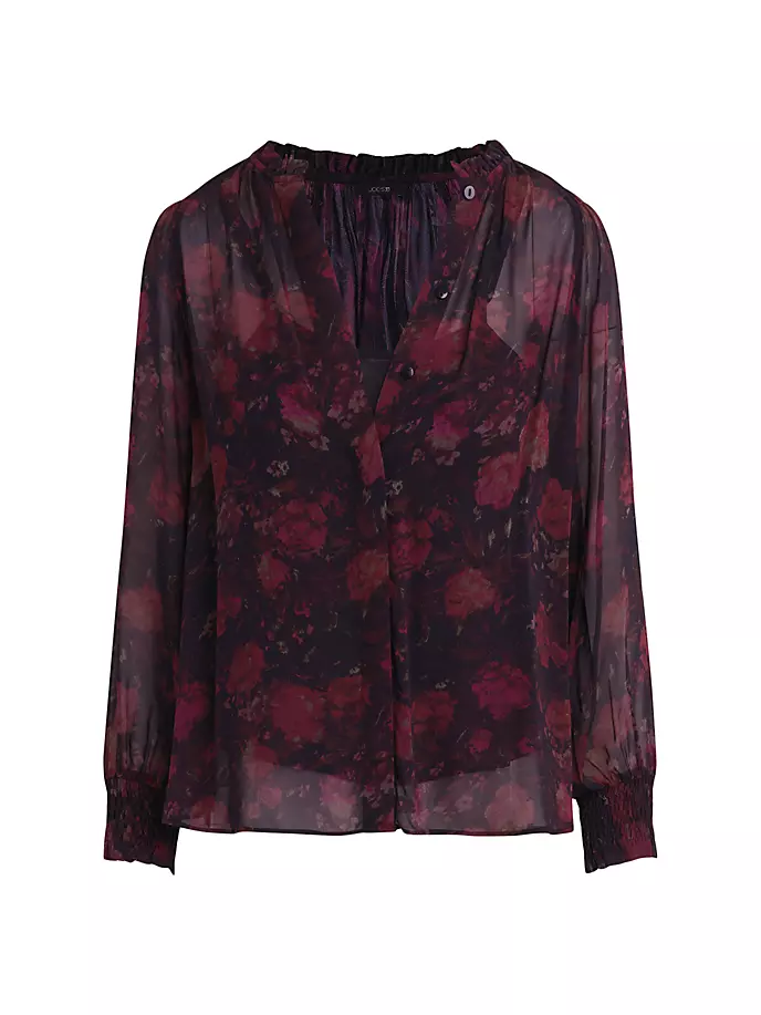 

Блузка Arwel из жоржета с цветочным принтом Joe'S Jeans, цвет claudete floral