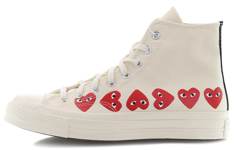 

Конверсы Comme des Garons Play x Chuck 70 Hi Top Multi Heart