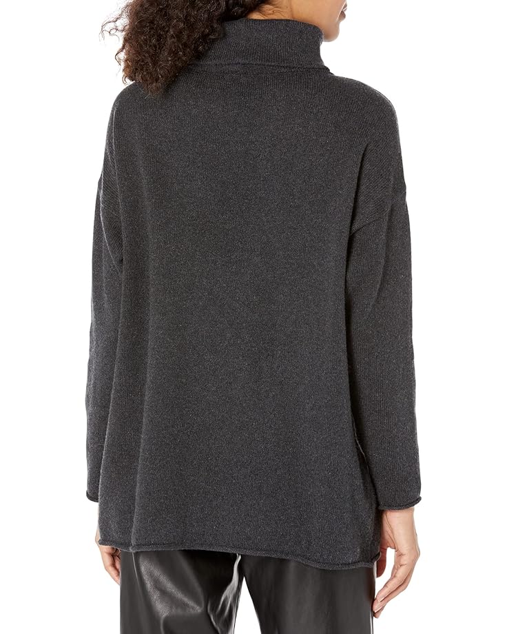 

Свитер Eileen Fisher Turtleneck Tunic, угольный