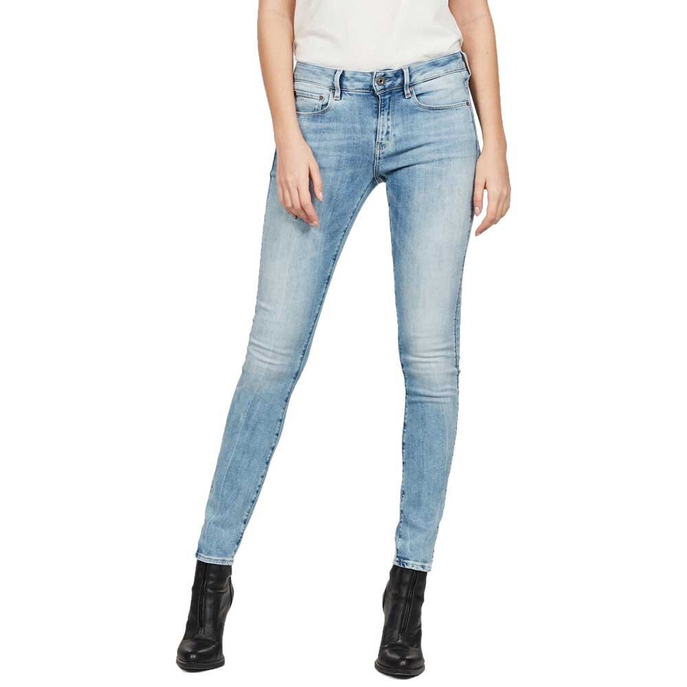 

Джинсы G-Star 3301 Mid Waist Skinny, синий