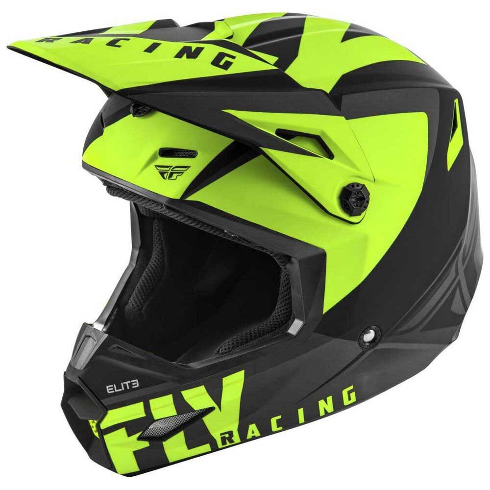 

Шлем для мотокросса Fly Racing Elite Vigilant 2019, желтый