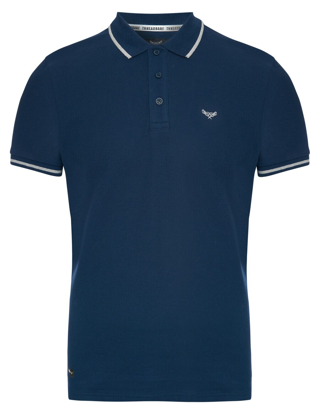 

Футболка Threadbare THB Polo, темно-синий