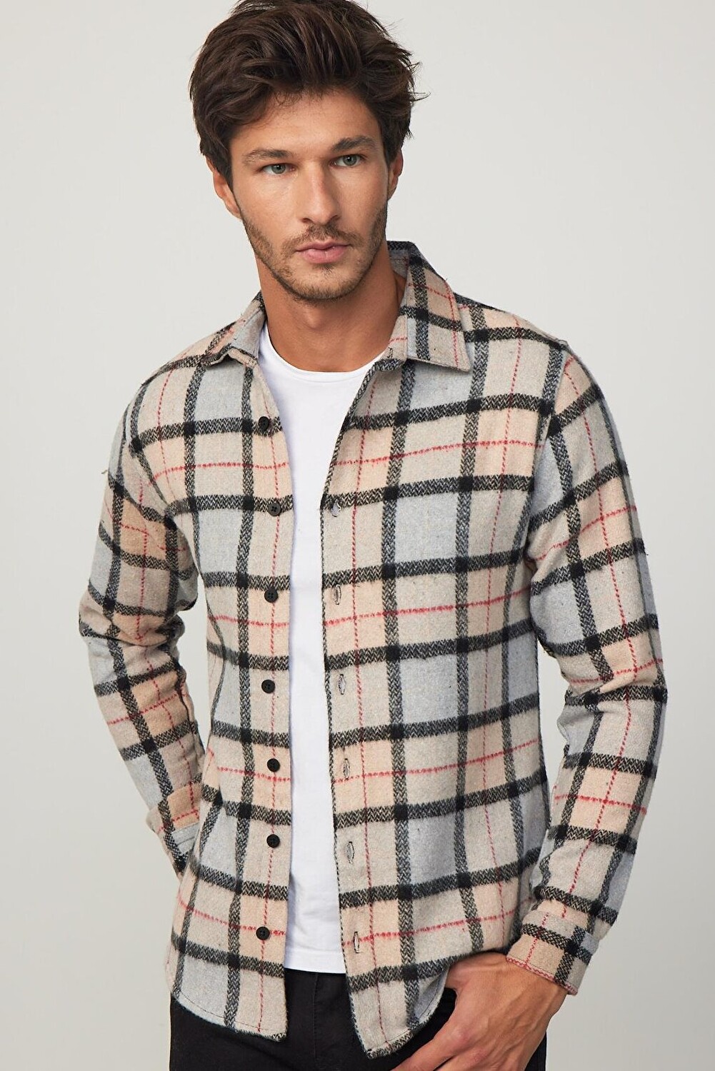 

Мужская рубашка узкого кроя в клетку Lumberjack Slim Fit TUDORS, смешанный