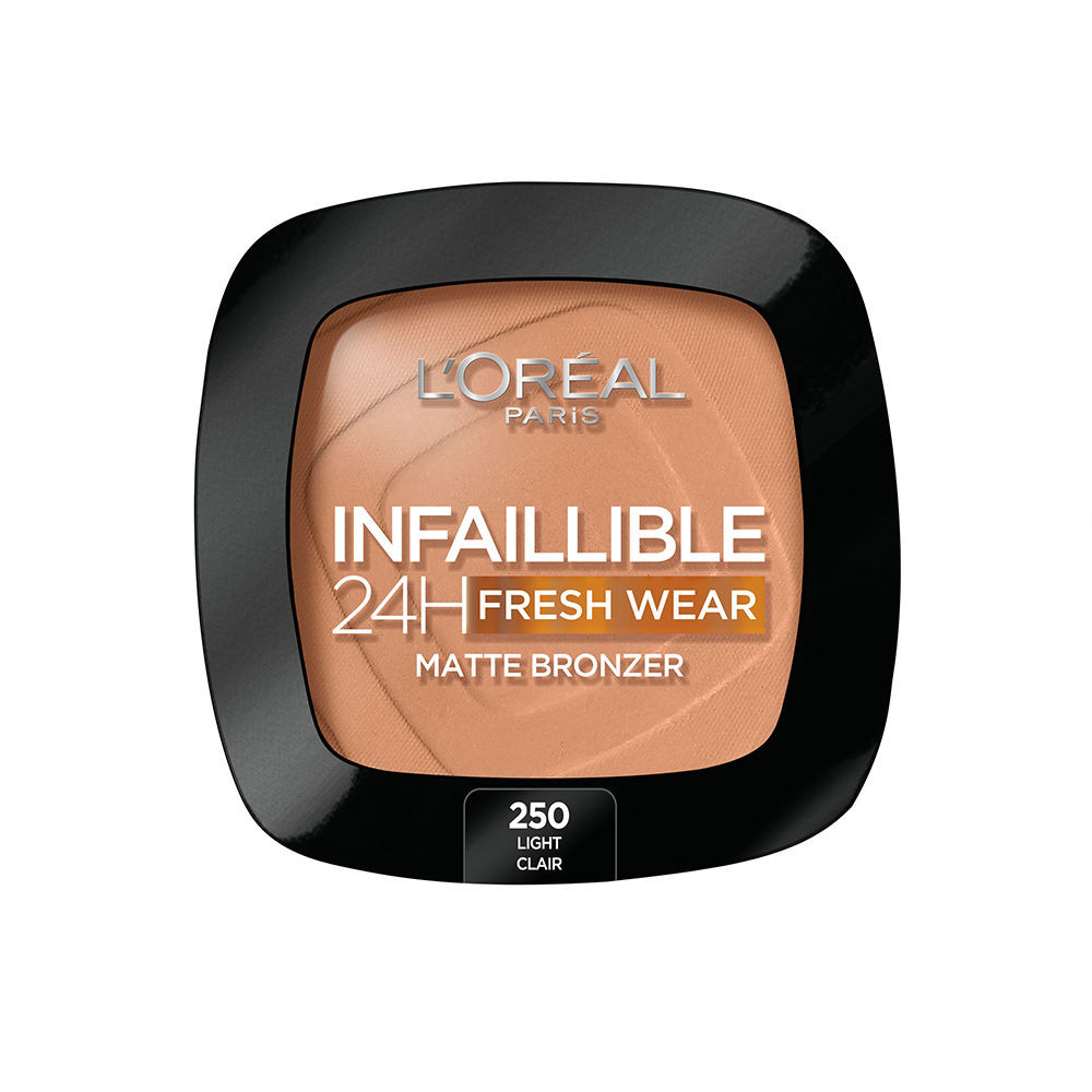 Пудра Infaillible 24h fresh wear matte bronzer L'oréal parís, 9 г, 250-light clair