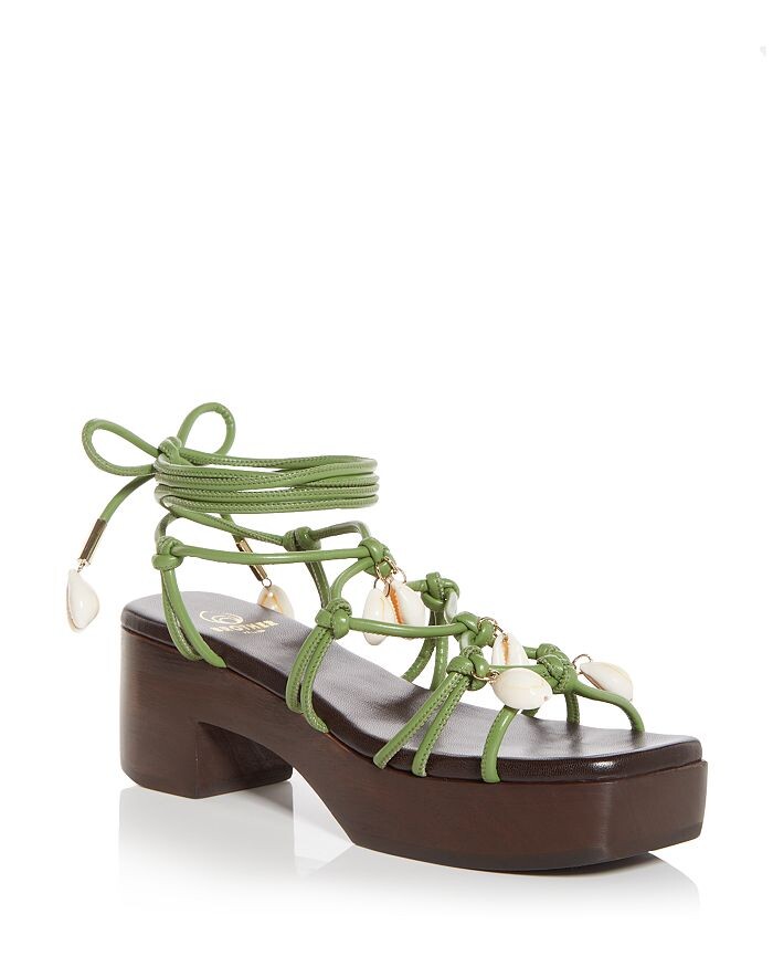 

Женские босоножки на платформе с декором Shoreline Shell Brother Vellies