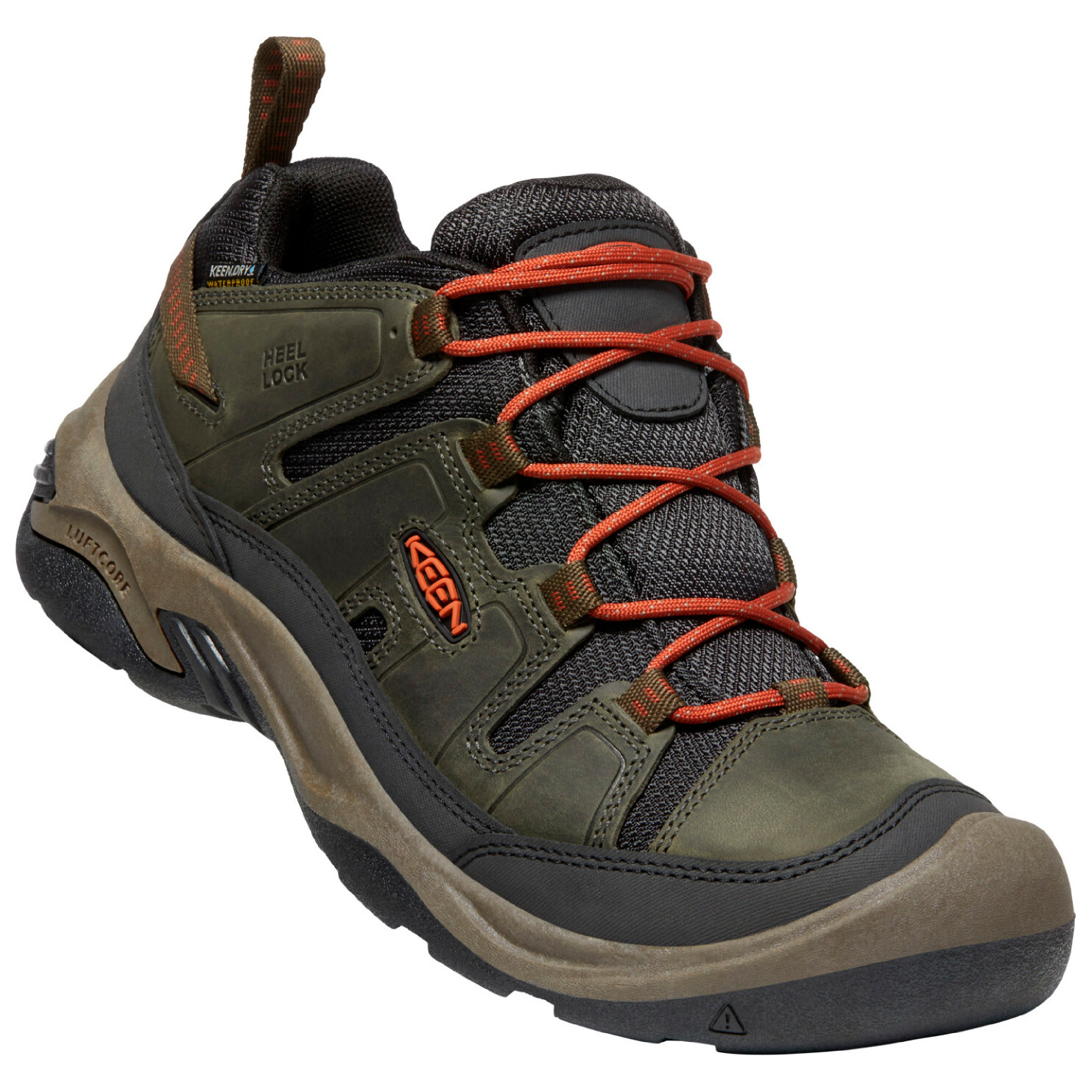 

Мультиспортивная обувь Keen Circadia WP, цвет Black Olive/Potters Clay
