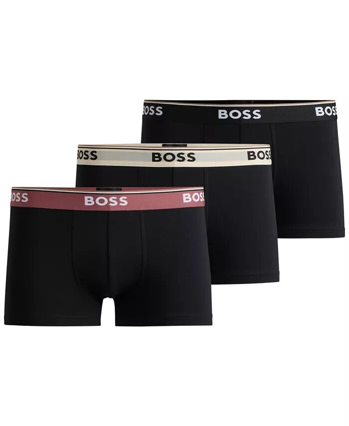 

Мужские плавки 3P Power — 3 упаковки Hugo Boss, мультиколор