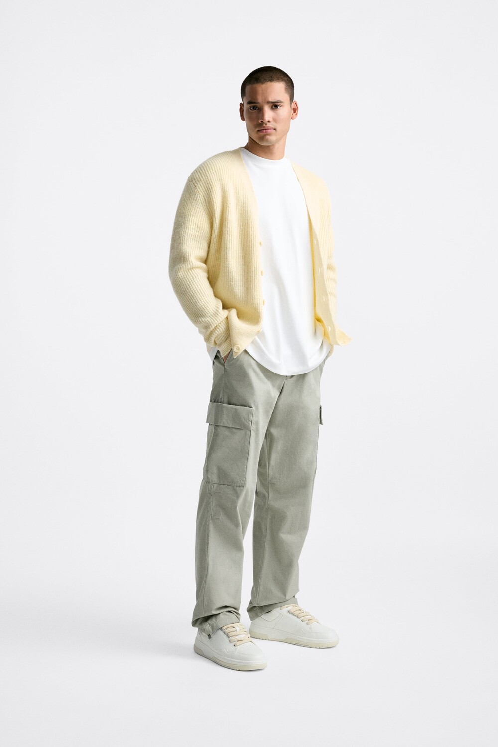 

Кроссовки с ремнями Zara, белый