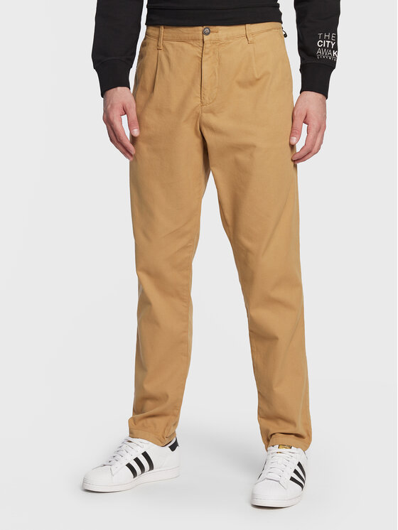

Тканевые брюки узкого кроя United Colors Of Benetton, коричневый