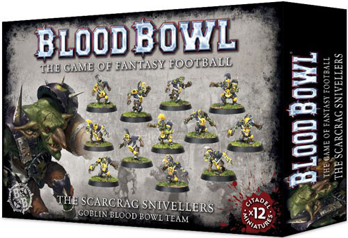

Миниатюра Games Workshop Blood Bowl: Goblin Team - Scarcrag Snivellers Team