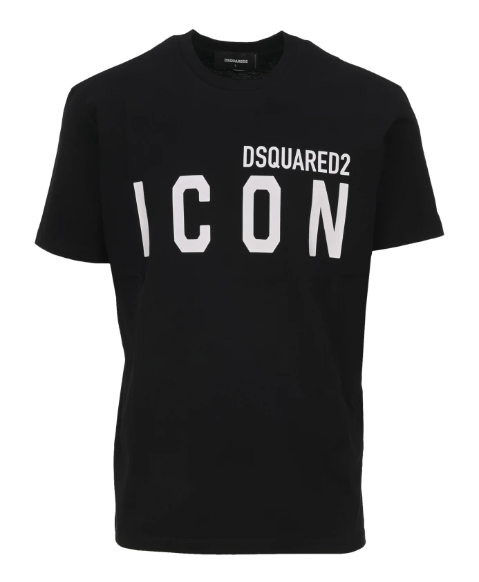 

Футболка с принтом Icon AW20 Dsquared2, черный