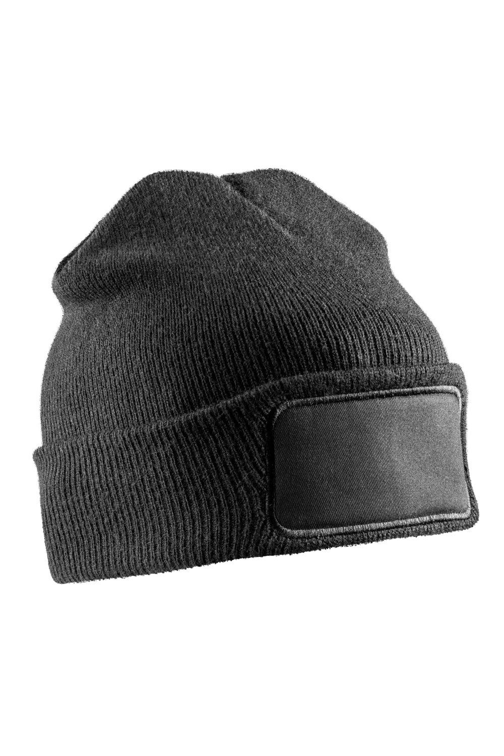 Зимняя шапка Thinsulate для печати Result, черный перчатки трикотажные акрил цвет оранжевый двойная манжета россия сибртех