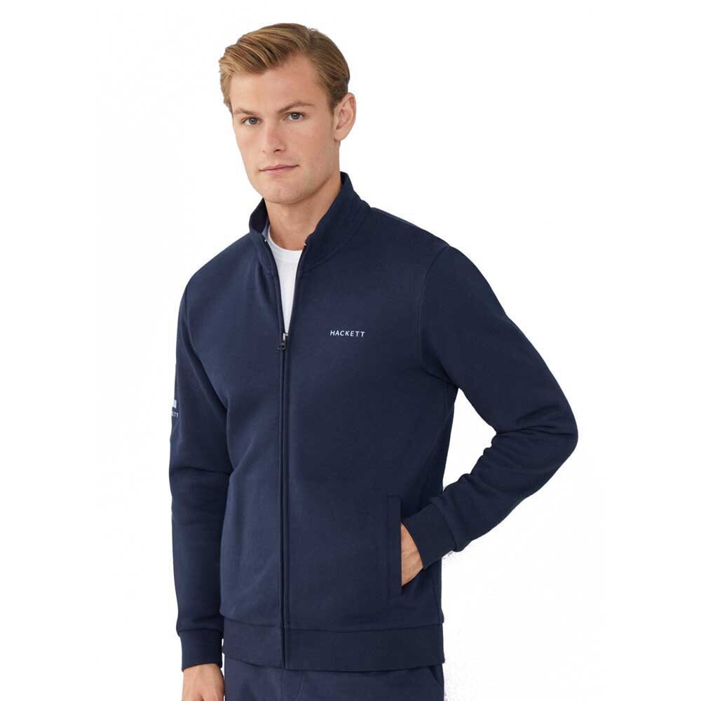 

Толстовка Hackett Heritage Tipped Full Zip, синий, Черный