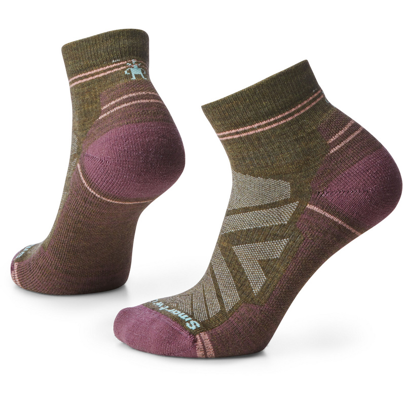 Легкие женские носки для походов до щиколотки Smartwool, оливковый