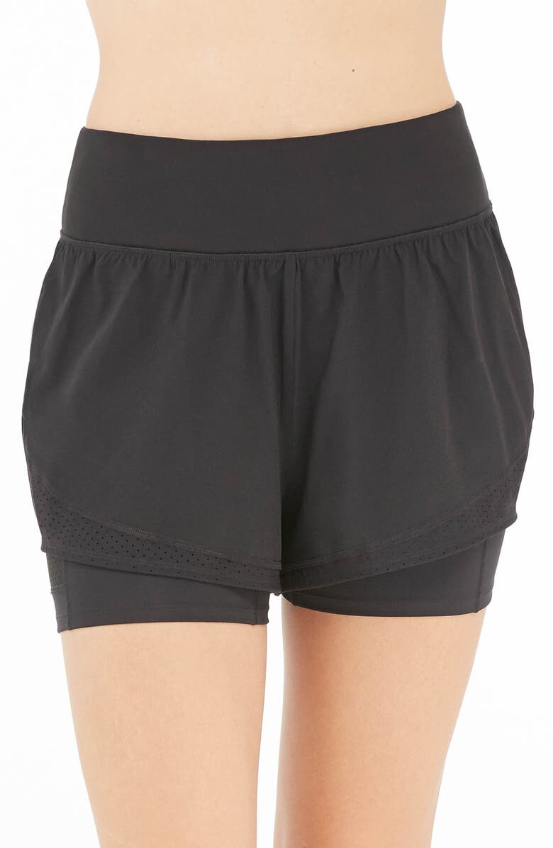 

Двойные шорты Get Moving SPANX, черный