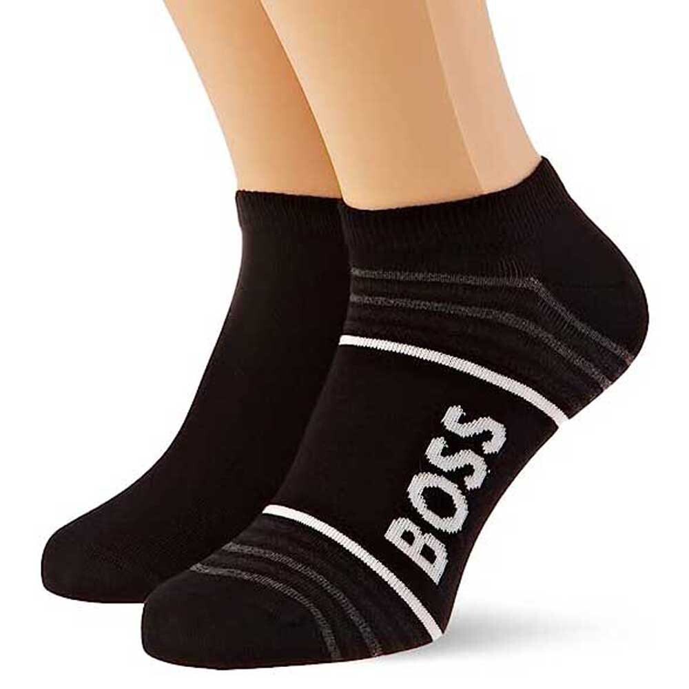 

Носки BOSS Stripe 10249326 Short 2 Units, черный