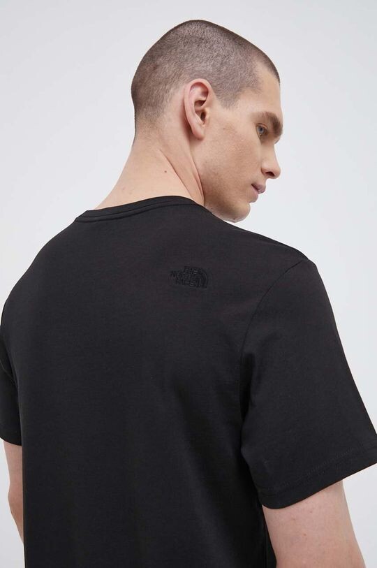 

Хлопковая футболка The North Face, черный