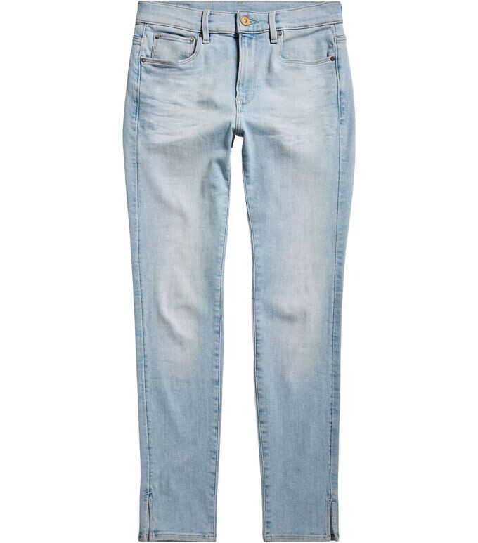 

Джинсы скинни 3301 с разрезом G-Star Raw, синий