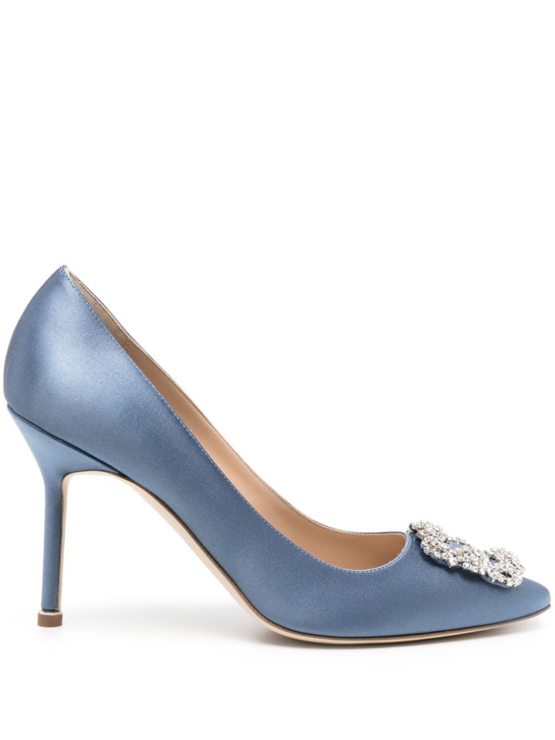 

Manolo Blahnik атласные туфли Hangisi 90, синий
