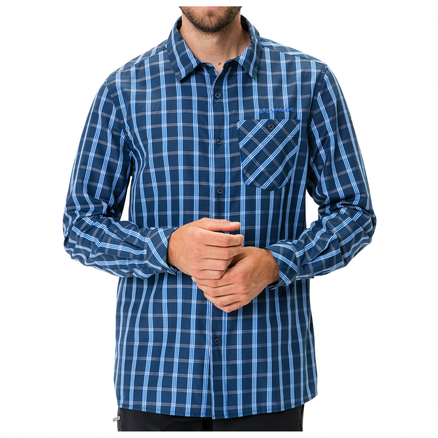 Рубашка Vaude Albsteig L/S Shirt III, цвет Dark Sea
