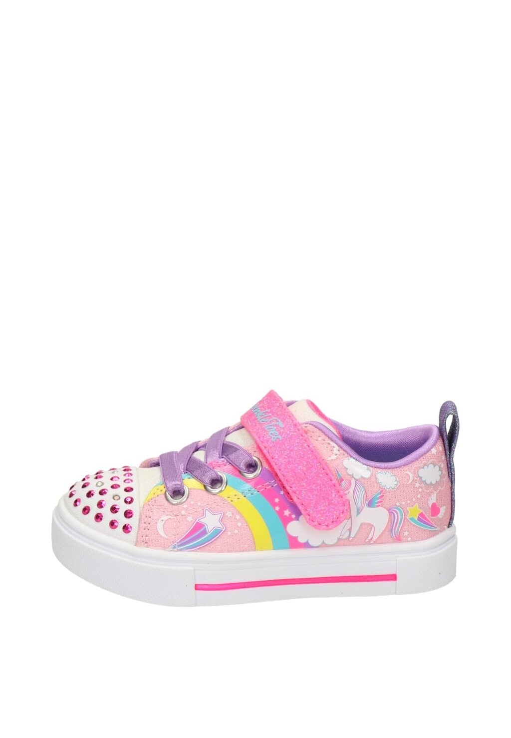 

Низкие кроссовки TWINKLE Sparks Skechers, цвет roze, Серый