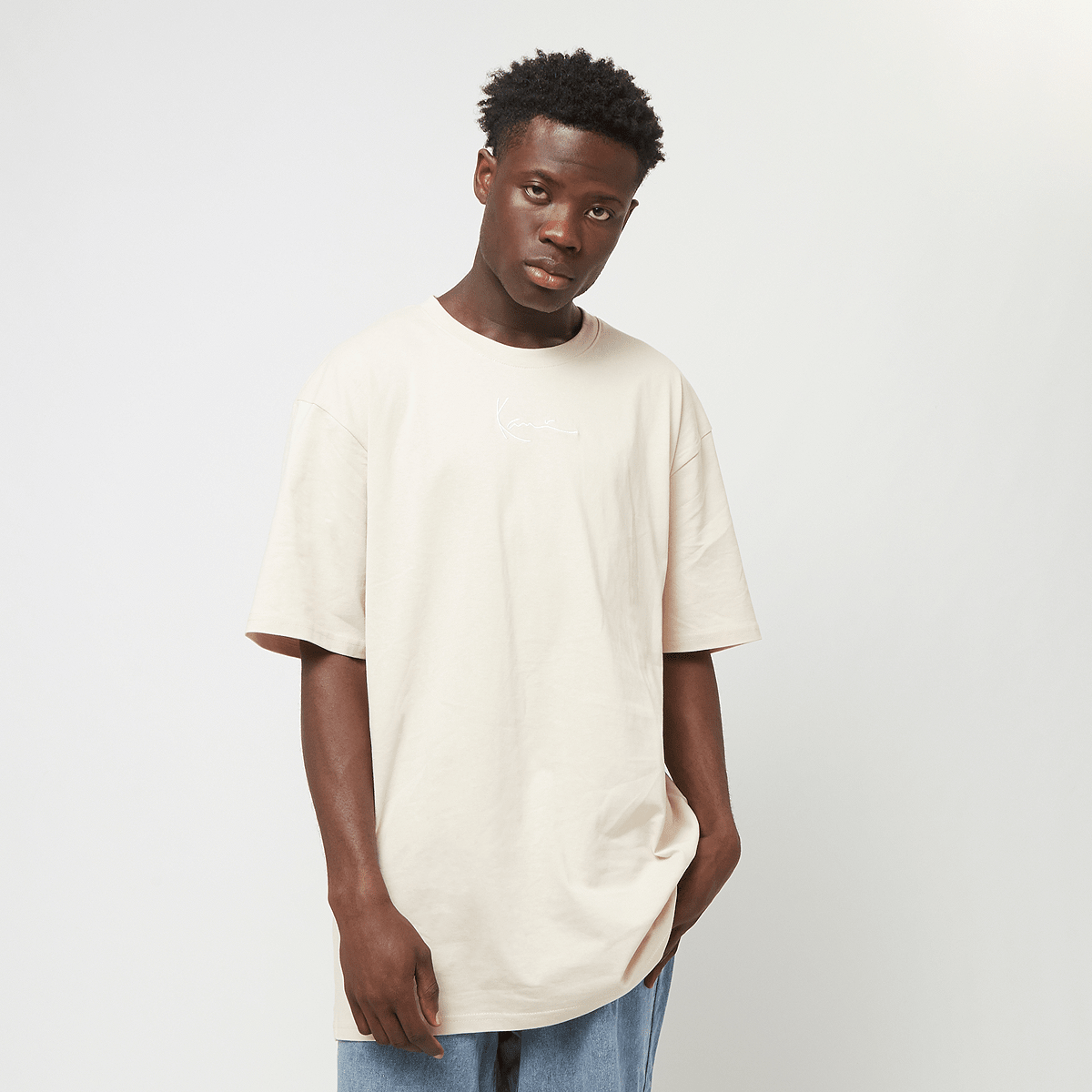 

Футболка Karl Kani Small Signature Essential Tee, бежевый