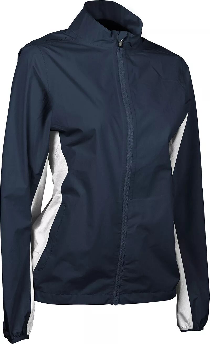 Женская куртка для гольфа Sun Mountain Monsoon, темно-синий/белый