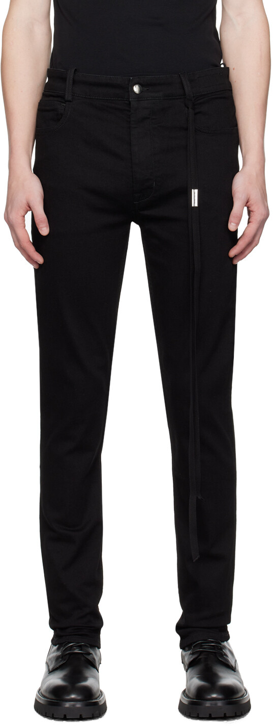 

Черные джинсы Ann Demeulemeester